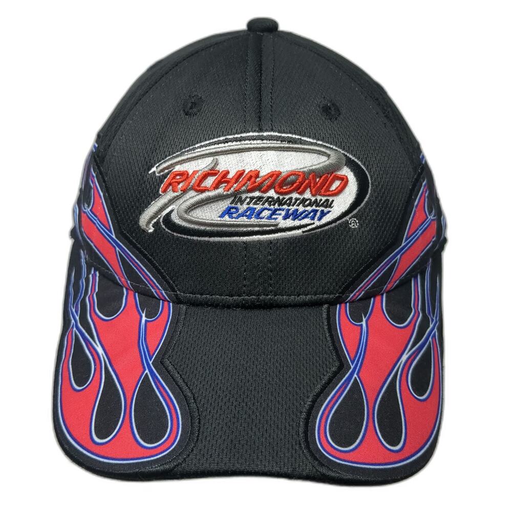 Fanatics Richmond International Raceway Black Baseball Cap One Size Flames Hat